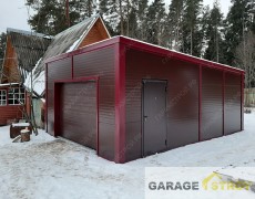 Строительство гаража под ключ из сэндвич-панелей - ГаражСтрой.РФ