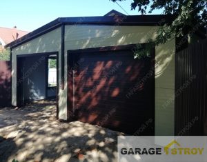 Кейс: Гараж 6х8м на 2 автомобиля вид 2