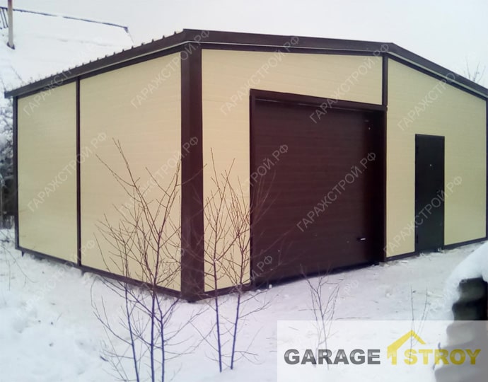 Кейс: Гараж — мастерская размером 6х8х3м.