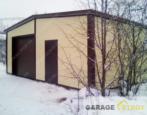 Кейс: Гараж — мастерская размером 6х8х3м. вид 2