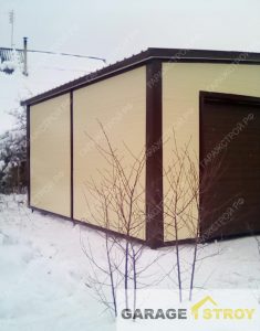 Кейс: Гараж — мастерская размером 6х8х3м. вид 3