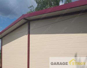 Гараж из сэндвич-панелей размером 7х8х4м. вид 5