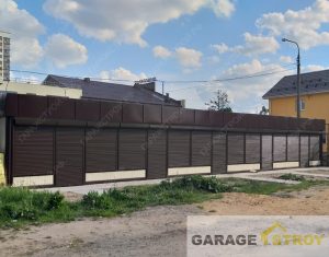 Комплекс торговых павильонов из сэндвич-панелей 6х20м. вид 3