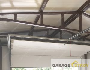 Быстровозводимый гараж 8х4м с навесом 6х4м. вид 12