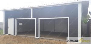 Гараж из сэндвич панелей 7х10м на 2 авто. вид 2