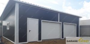 Гараж из сэндвич панелей 7х10м на 2 авто. вид 3