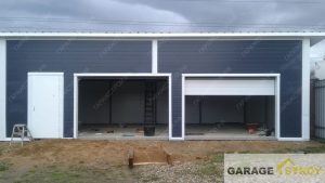 Гараж из сэндвич панелей 7х10м на 2 авто. вид 6