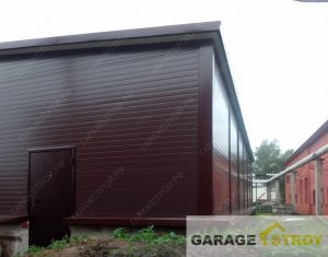 Быстровозводимый гараж размером 15х14,5м вид 5