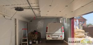 Гараж из сэндвич-панелей 14х4м. вид 10