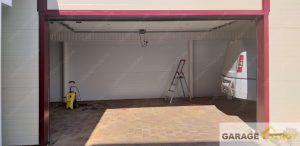 Гараж из сэндвич-панелей 14х4м. вид 2