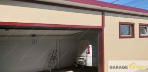 Гараж из сэндвич-панелей 14х4м. вид 6