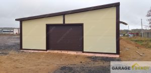 Быстровозводимое здание из сэндвич-панелей  размером 8х20м. вид 1