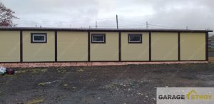 Быстровозводимое здание из сэндвич-панелей  размером 8х20м. вид 4