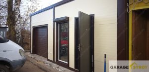 Шиномонтаж из сэндвич-панелей 6х8м. вид 4