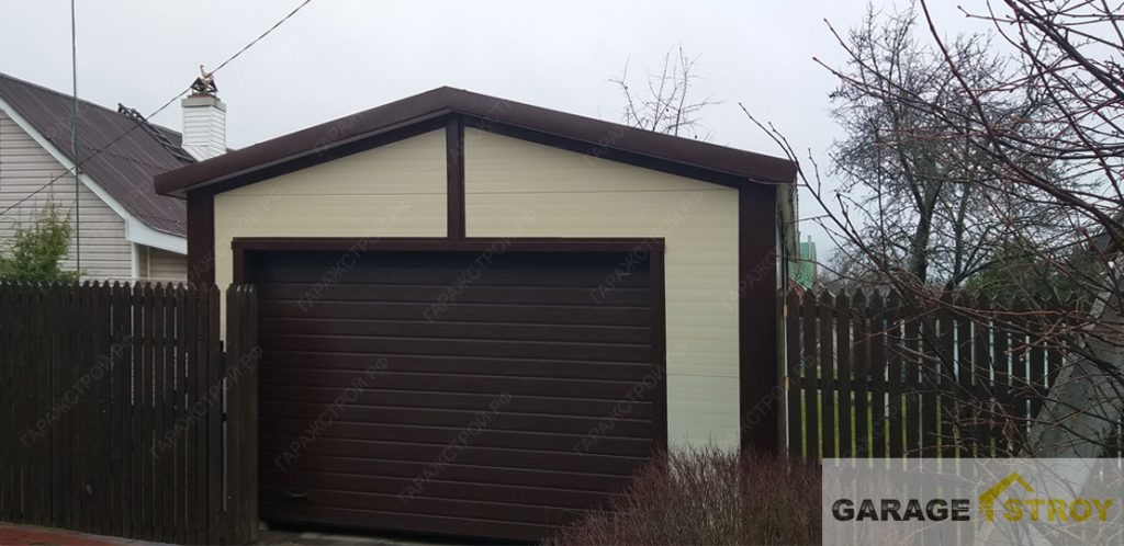 Кейс: Быстровозводимый гараж 6х4м на свайном фундаменте под ключ.