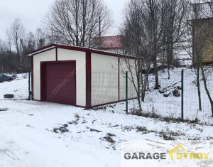 Гараж из сэндвич-панелей размером 6х5х3м. вид 4