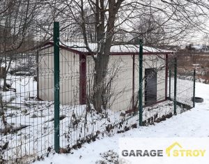 Гараж из сэндвич-панелей размером 6х5х3м. вид 5