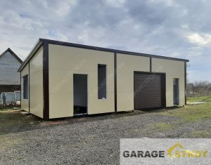 Кейс: Быстровозводимый автосервис из сэндвич-панелей 7х11м. вид 3