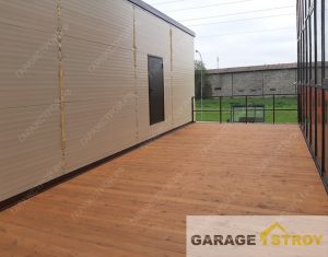 Двухэтажный автосервис на крыше автомойки вид 11