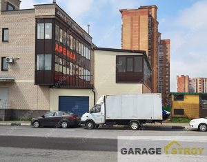 Двухэтажный автосервис на крыше автомойки вид 17