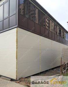 Двухэтажный автосервис на крыше автомойки вид 4