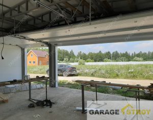 Гараж на 2 авто размером 7х9.5х3.6м. вид 8