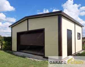 Гараж размером 6х7х3м. вид 2