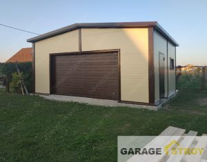 Гараж размером 6х7х3м. вид 3