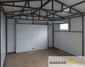 Кейс: Гараж 6х4м с отделкой под дерево. вид 4