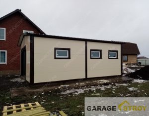 Гараж 6х8х3м из сэндвич-панелей. вид 2