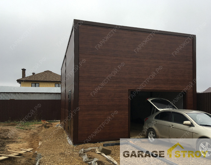 Кейс: Гараж/автосервис 8х6х4.2м из сэндвич-панелей