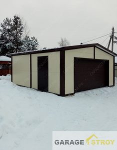 Кейс: Гараж на 1 машину 6х6м. вид 2