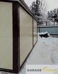 Кейс: Гараж на 1 машину 6х6м. вид 3