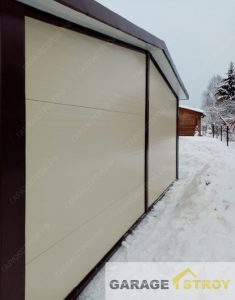 Кейс: Гараж на 1 машину 6х6м. вид 4