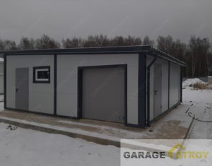 Гараж / склад из сэндвич-панелей 7х8м. вид 5