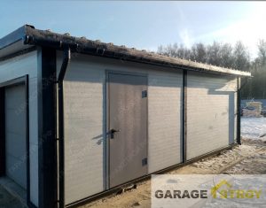 Гараж / склад из сэндвич-панелей 7х8м. вид 7