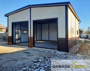 Автосервис на поста из сэндвич-панелей 9x9x4м. вид 3