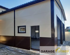 Автосервис на поста из сэндвич-панелей 9x9x4м. вид 4