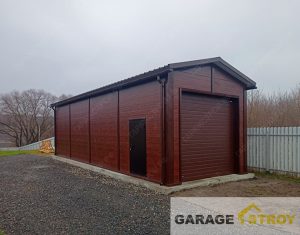 Кейс: Гараж из сэндвич-панелей для лодки 12х4х3.6м. вид 2