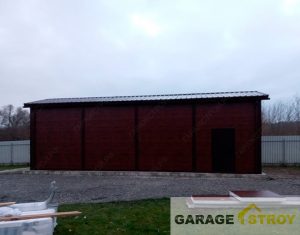 Кейс: Гараж из сэндвич-панелей для лодки 12х4х3.6м. вид 4