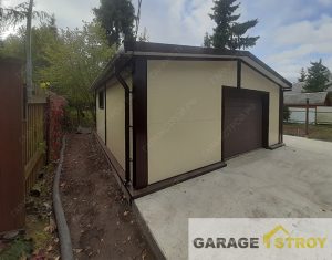 Кейс: Гараж из сэндвич-панелей 6x6x2.4м. вид 3