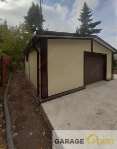 Кейс: Гараж из сэндвич-панелей 6x6x2.4м. вид 4