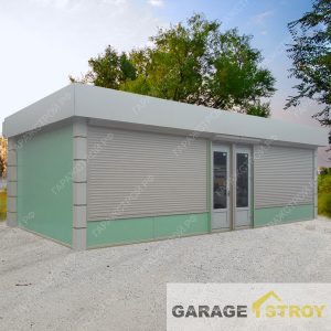 Торговый павильон из сэндвич-панелей 6×10м