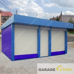 Павильон, магазин из сэндвич-панелей 6×4м