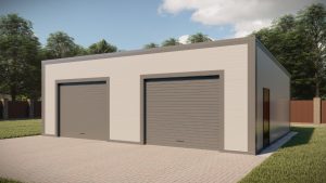 Автосервис из сэндвич-панелей на 2 поста