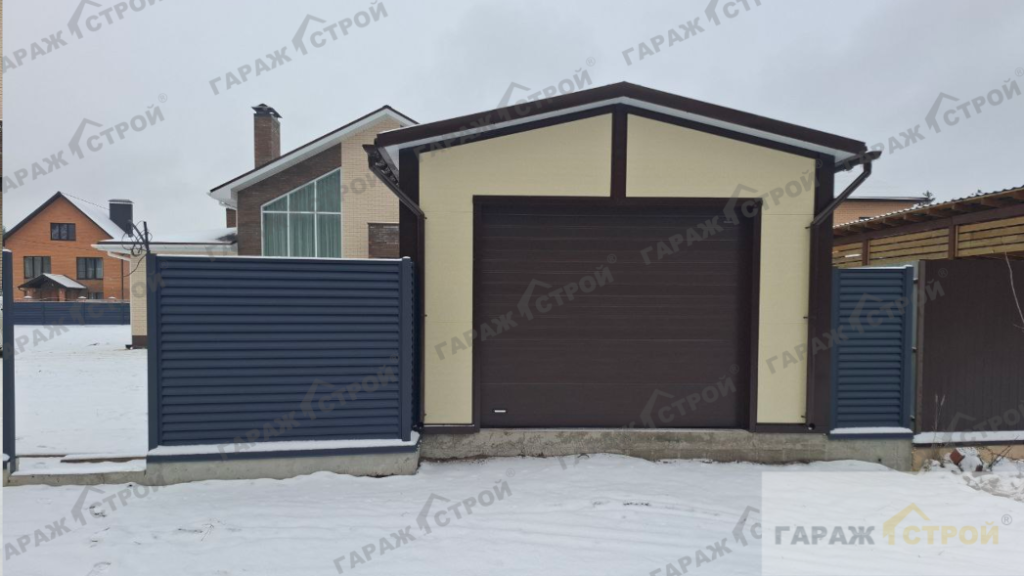 Кейс: Гараж из сэндвич-панелей 13х5х3м.