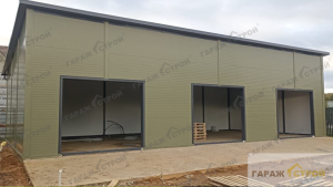 Кейс: Автосервис из сэндвич-панелей на 3 поста вид 1