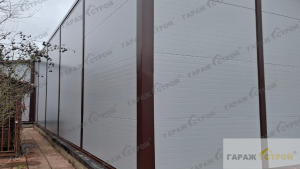 Кейс: «Г-образный» склад из сэндвич-панелей 20х5м + 5х4м вид 3