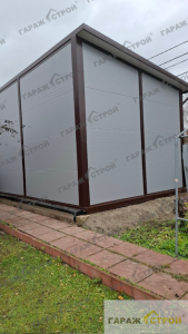 Кейс: «Г-образный» склад из сэндвич-панелей 20х5м + 5х4м вид 5