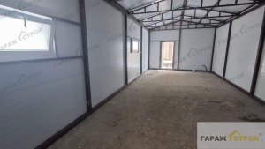 Кейс: Гараж из сэндвич-панелей 13х5х3м. вид 6